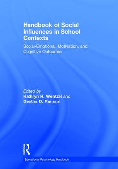 Couverture de l’ouvrage Handbook of Social Influences in School Contexts