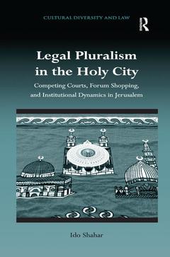Couverture de l’ouvrage Legal Pluralism in the Holy City