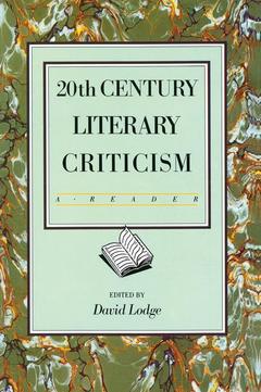 Couverture de l’ouvrage Twentieth Century Literary Criticism