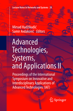 Couverture de l’ouvrage Advanced Technologies, Systems, and Applications II
