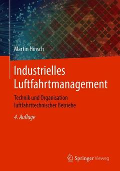 Cover of the book Industrielles Luftfahrtmanagement