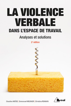 Cover of the book La violence verbale dans l'espace de travail