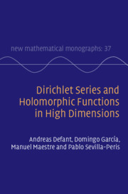 Couverture de l’ouvrage Dirichlet Series and Holomorphic Functions in High Dimensions