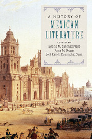 Couverture de l’ouvrage A History of Mexican Literature