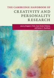 Couverture de l’ouvrage The Cambridge Handbook of Creativity and Personality Research