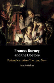 Couverture de l’ouvrage Frances Burney and the Doctors