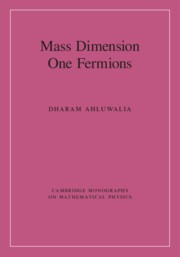 Couverture de l’ouvrage Mass Dimension One Fermions