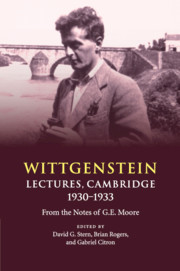 Cover of the book Wittgenstein: Lectures, Cambridge 1930–1933