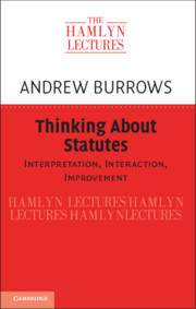 Couverture de l’ouvrage Thinking about Statutes