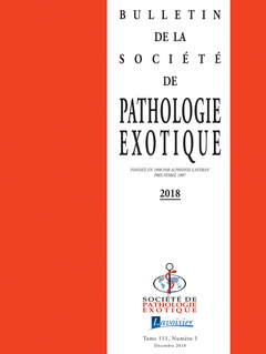 Cover of the book Bulletin de la Société de pathologie exotique Vol. 111 N° 5 - Décembre 2018