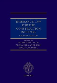 Couverture de l’ouvrage Insurance Law for the Construction Industry