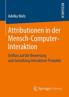 Cover of the book Attributionen in der Mensch-Computer-Interaktion
