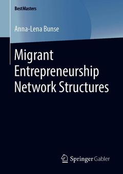 Cover of the book Migrant Entrepreneurship Network Structures