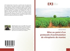 Couverture de l’ouvrage Mise au point d'un protocole d'acclimatation de vitroplants de manioc