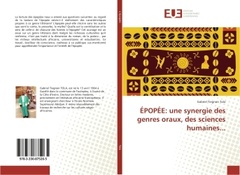 Couverture de l’ouvrage EPOPee: une synergie des genres oraux, des sciences humaines...