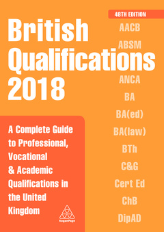Couverture de l’ouvrage British Qualifications 2018 