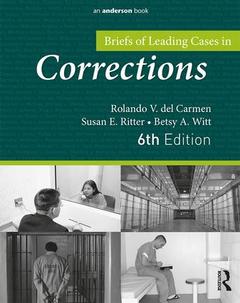 Couverture de l’ouvrage Briefs of Leading Cases in Corrections