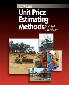 Couverture de l’ouvrage Unit Price Estimating Methods