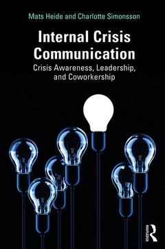 Couverture de l’ouvrage Internal Crisis Communication