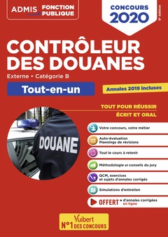 Cover of the book Concours Contrôleur des douanes - Catégorie B - Tout-en-un