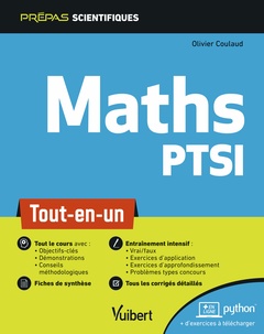 Cover of the book Mathematiques ptsi