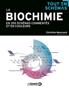 Cover of the book La biochimie en 250 schémas commentés et en couleurs