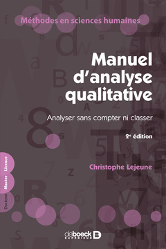Couverture de l’ouvrage Manuel d'analyse qualitative