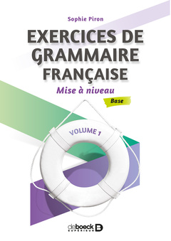 Couverture de l’ouvrage Grammaire française : cahier d'exercices 1