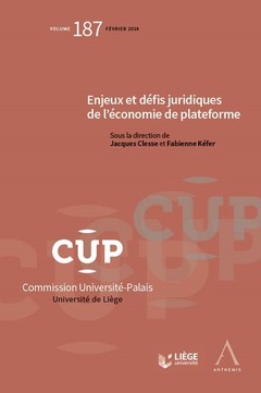 Cover of the book ENJEUX, DEFIS JURIDIQUES DE L ECONOMIE DE PLATEFORME