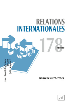 Cover of the book Relations internationales, 2019-1