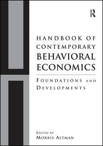 Couverture de l’ouvrage Handbook of Contemporary Behavioral Economics