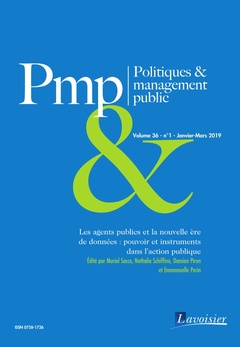 Cover of the book Les agents publics et la nouvelle ère de données : pouvoir et instruments dans l'action publique