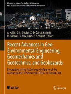 Couverture de l’ouvrage Recent Advances in Geo-Environmental Engineering, Geomechanics and Geotechnics, and Geohazards