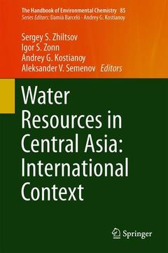 Couverture de l’ouvrage Water Resources in Central Asia: International Context