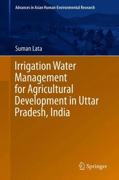 Couverture de l’ouvrage Irrigation Water Management for Agricultural Development in Uttar Pradesh, India