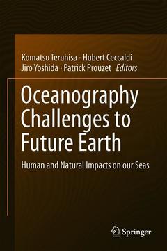 Couverture de l’ouvrage Oceanography Challenges to Future Earth