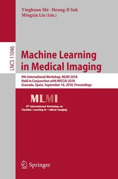 Couverture de l’ouvrage Machine Learning in Medical Imaging