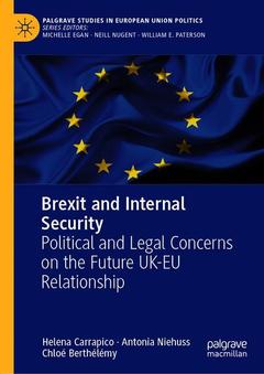 Couverture de l’ouvrage Brexit and Internal Security