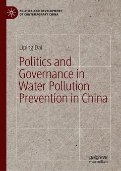 Couverture de l’ouvrage Politics and Governance in Water Pollution Prevention in China