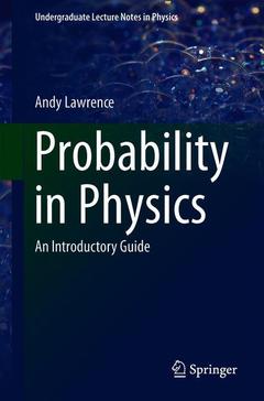 Couverture de l’ouvrage Probability in Physics
