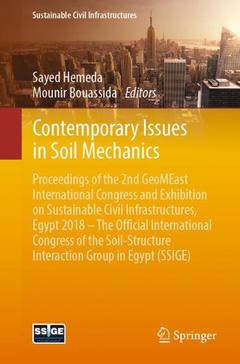 Couverture de l’ouvrage Contemporary Issues in Soil Mechanics