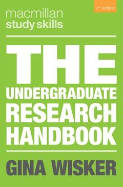 Couverture de l’ouvrage The Undergraduate Research Handbook