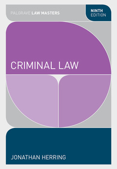 Couverture de l’ouvrage Criminal Law (9th Ed.)