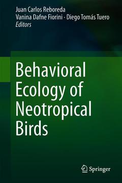 Couverture de l’ouvrage Behavioral Ecology of Neotropical Birds