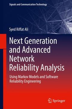 Cover of the book Next Generation and Advanced Network Reliability Analysis