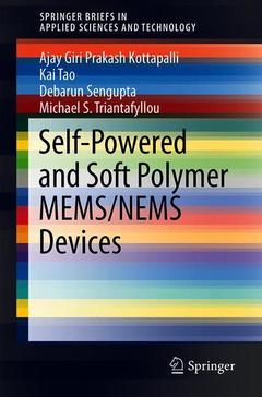 Couverture de l’ouvrage Self-Powered and Soft Polymer MEMS/NEMS Devices
