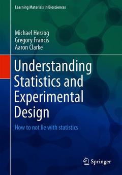 Couverture de l’ouvrage Understanding Statistics and Experimental Design