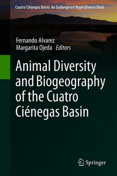 Couverture de l’ouvrage Animal Diversity and Biogeography of the Cuatro Ciénegas Basin