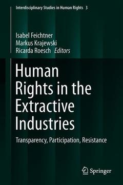 Couverture de l’ouvrage Human Rights in the Extractive Industries