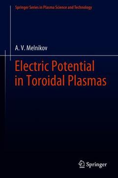 Couverture de l’ouvrage Electric Potential in Toroidal Plasmas